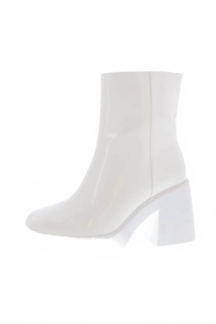 NEW TOP MODA women's marino platform boot in white